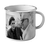 Mug Personnalisé En Céramique Avec Le Portrait D'Alain Delon - Fait Main En France, Idéal Cadeau
