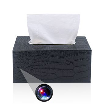 Boîte Mouchoirs Caméra Espion Full HD 1080P Détecteur Mouvement Cachée WiFi YONIS - 1