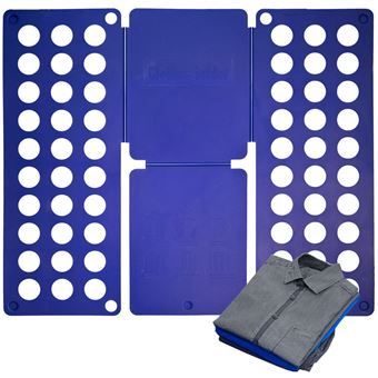Planche à Plier Les Vêtements - Pliage Rapide T-shirt, Chemise, Pantalon - Gain De Place, Rangement Facile