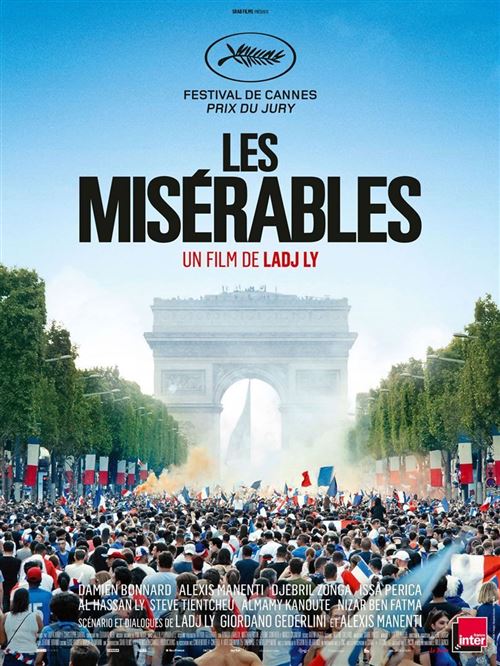 Les Misérables - 2019 - Damien Bonnard, Alexis Manenti - 116x158cm - Affiche de cinéma originale pliée