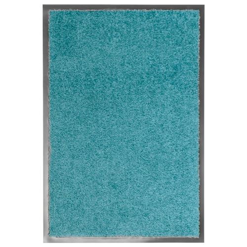 Vidaxl Paillasson Lavable - Cyan 40X60cm - Image 3