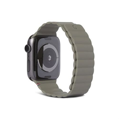 Decoded Traction Strap Lite - Boucle pour montre intelligente - olive - pour Apple Watch Hermès Series 9, Series 10, Series 8, Series 9