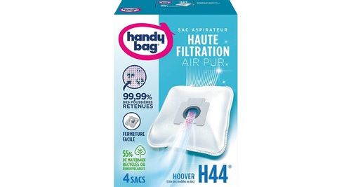 Non Communiqué Handy Bag H44 4 Sacs Aspirateurs, Pour Aspirateurs Hoover