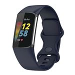 Bracelet Silicone Compatible Fitbit Charge 5/6 - Confortable, Léger, Plusieurs Couleurs Disponibles