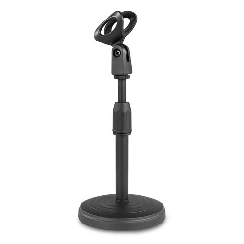 Vonyx Ts03 Support Micro Pour Table - Noir, Pied De Micro Réglable En Hauteur, Avec Pince Orientable