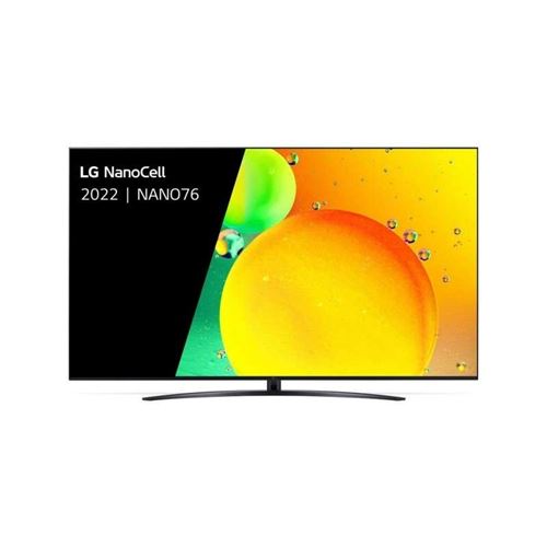 LG 75NANO766QA - Classe de diagonale 75 NANO76 Series TV LCD rétro-éclairée par LED - Smart TV - ThinQ AI, webOS - 4K UHD (2160p) 3840 x 2160 - HDR - LED à éclairage direct, Nano Cell Display