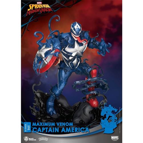 Figure Beast Kingdom Captain America Maximum Venom Marvel