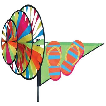 Moulin à vent décoratif - Premier Kite - triple roue Flip Flop - 1