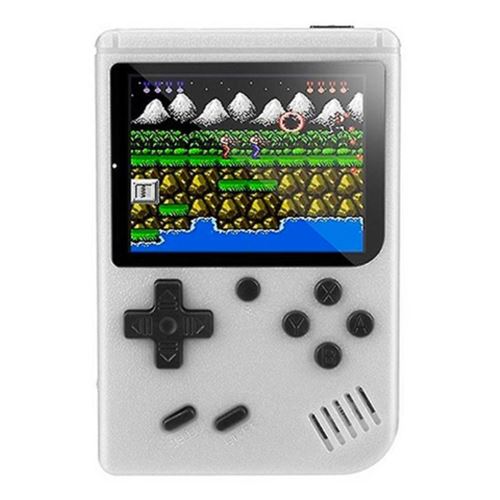 Console émulateur 400 jeux Modèle Rétro TechKidz Blanc