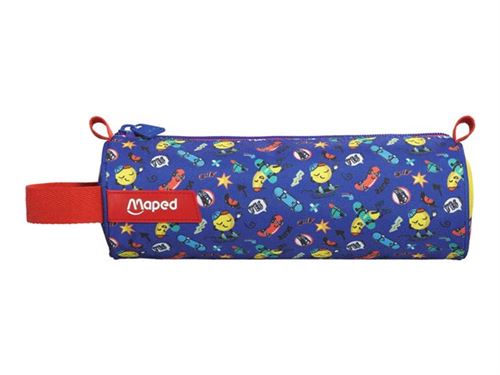 Maped - Trousse - rond - polyester, fermeture éclair en nylon - Skate