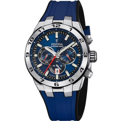 FESTINA Montre Homme  - F20671-1 Bracelet R&eacute;sine Bleu