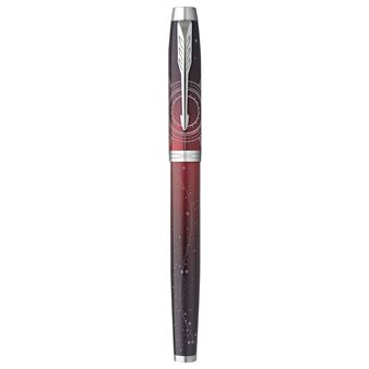 PARKER IM Premium Portal, Stylo plume, Dégradé de rouge, plume moyenne, encre bleue, Coffret cadeau