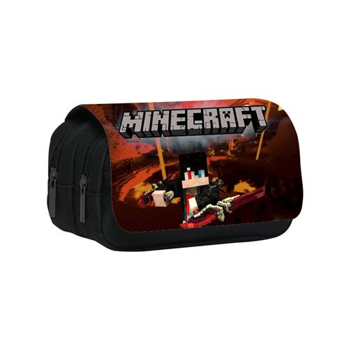 Trousse - Minecraft -2 compartiments- Multicolore (20x10x7.5cm) #32