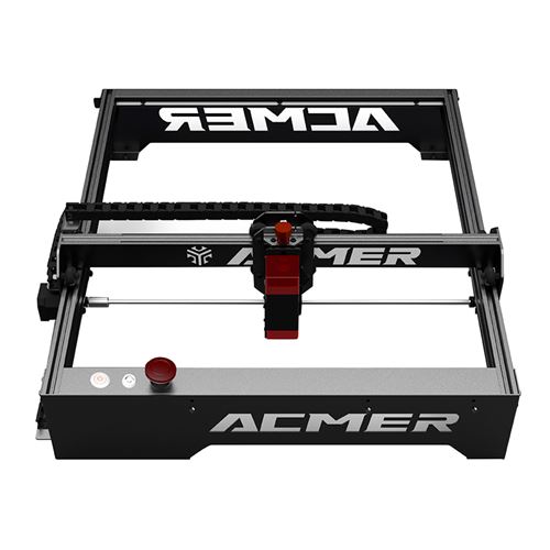 Machine de gravure laser ACMER P1 10W, spot 0,06 x 0,08 mm, Vitesse de gravure 10 000 mm/min, Gravure hors ligne, 400 x 410 mm
