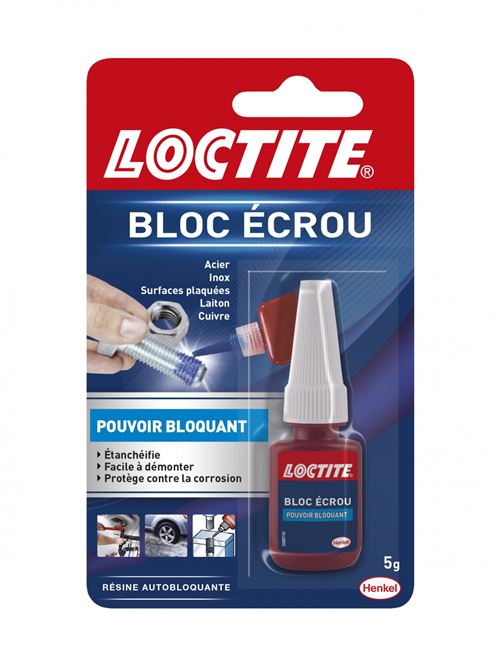 Loctite Rouge Colle Anaérobie Bloc Écrou - Image 3