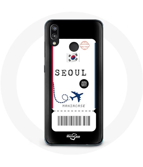 Coque pour Huawei P20 Lite Billet d'avion Seoul Corée du Sud Maniacase