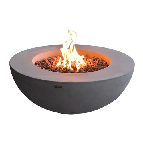 Élémentaire - Foyer au gaz Etna Gris - gris -