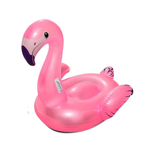 Bouée flamant rose pour plage jouet gonflable pour enfant-Longueur 127 x Profondeur 127 cm
