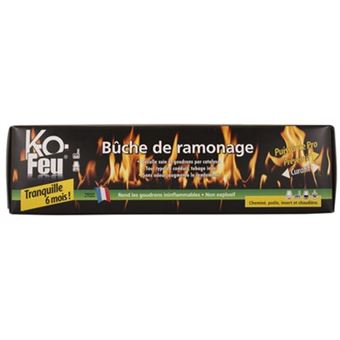 Bûche de ramonage ko feu vnm - fbr - 1