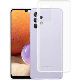 Cazy Coque en Silicone Compatible avec Samsung Galaxy A32 4G - Transparant - 1