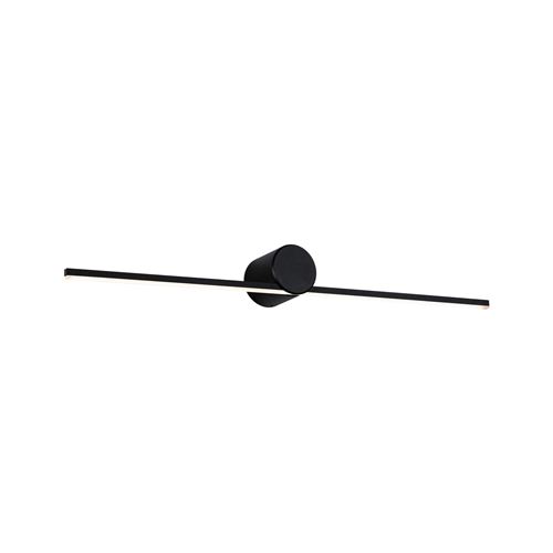 Paulmann Sava 75411 LED-Spiegelleuchte 5W Warmweiß Schwarz (matt)
