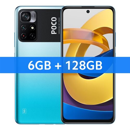 Smartphone Xiaomi Poco M4 Pro 6,6 128 Go Double SIM Bleu glacier