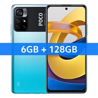 Smartphone Xiaomi Poco M4 Pro 6,6" 5G 128 Go Double SIM Bleu glacier
