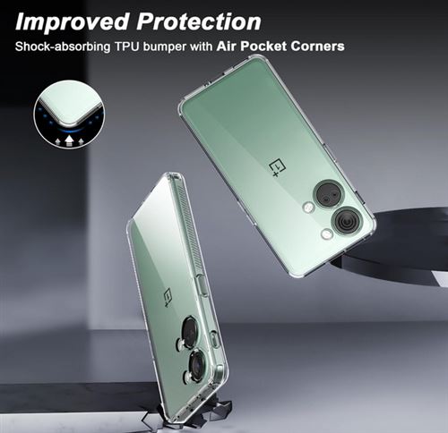 Coque et étui téléphone mobile Htdmobiles Coque pour OnePlus 11 5G - housse  etui silicone gel fine + verre trempe - TRANSPARENT TPU 