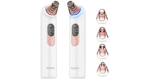 Aspirateur point noirs - extracteur de comédons rechargeable appareil(blanc）