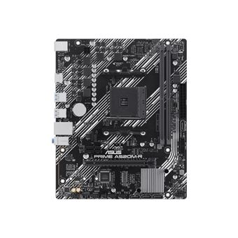 ASUS PRIME A520M-R - Moederbord - micro ATX - Socket AM4 - AMD A520 chipset - USB 3.2 Gen 1 - Gigabit LAN - interne afbeeldingen (CPU vereist) - HD Audio (8-kanaals) - 1