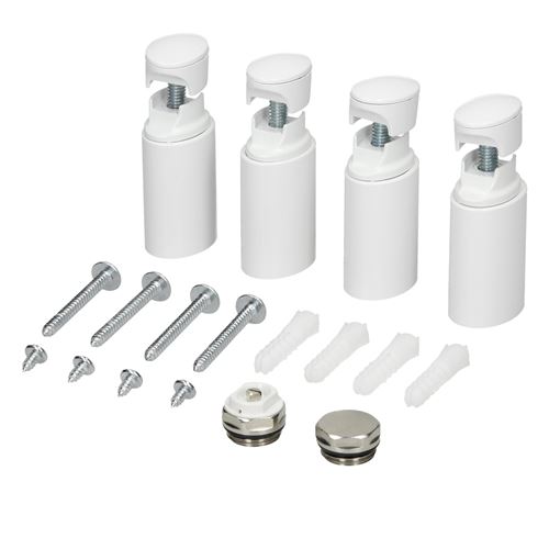 Luxebath Blanc Fixation Radiateur Salle De Bain Support Mural - Image 3