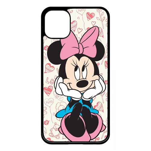 Coque My-Kase pour iPhone 11 - disney minnie love - Plastique Noir