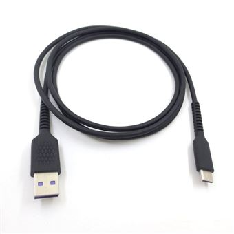Câble USB-A vers USB-C - Noir - Cultura -2 m - Chargeurs USB