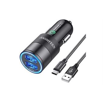 WE - Chargeur Allume Cigare 35 Watt 4 USB - Quickcharge