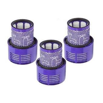 Pack de 3 filtres aspirateur Allotech pour aspirateur DYSON V10 -  Accessoire aspirateur et cireuse - Achat & prix