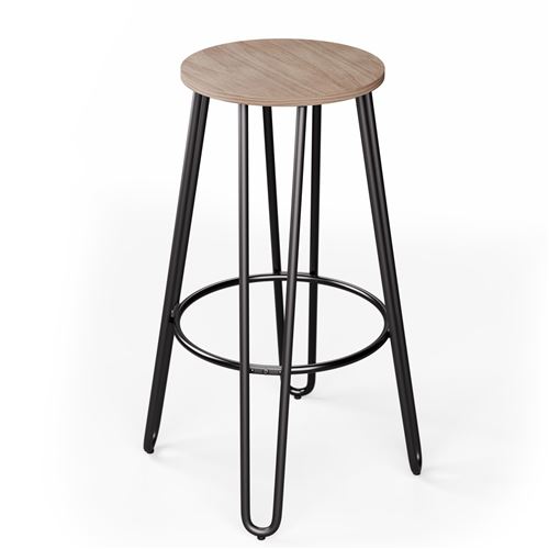 Klarstein Tabouret Lot de 2 Tabouret de Cuisine, Tabouret de Bar Structure Renforcée