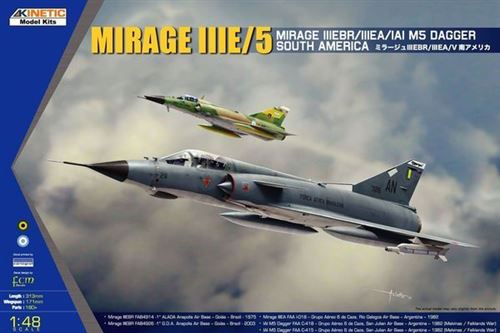 South American Mirage Iii/v - 1:48e - Kinetic