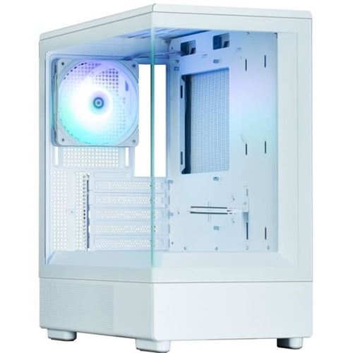Non Communiqué Blanc Boîtier Pc - P10 - Mini Tour - M-Atx - Verre Trempé - Usb-C Et A-Rgb