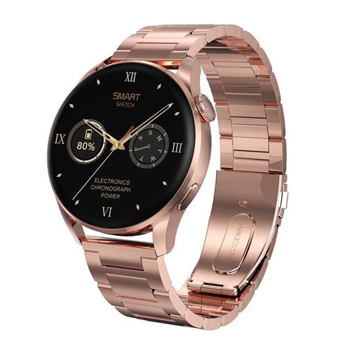 Montre Connectée Chronus DT3 IP68 Étanche Fitness Tracker-Or-Chronus