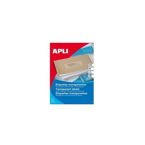 agipa Etiquettes translucides, 48,5 x 25,4 mm
