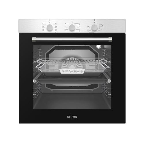  Four &agrave; encastrer Orima 2500W OR80AFMX Noir/Inox 