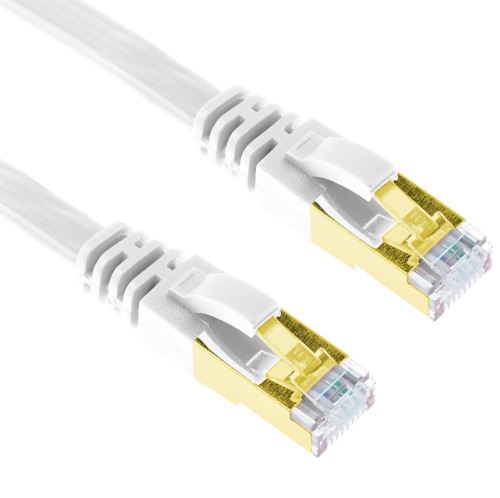 haute vitesse 10 Gbps LAN Internet Pour Xbox plat RJ45 commutateur PS4 Fosto Câble Ethernet Cat7 30 m Catégorie 7 boîtier TV 25 m blanc routeur modem PC 