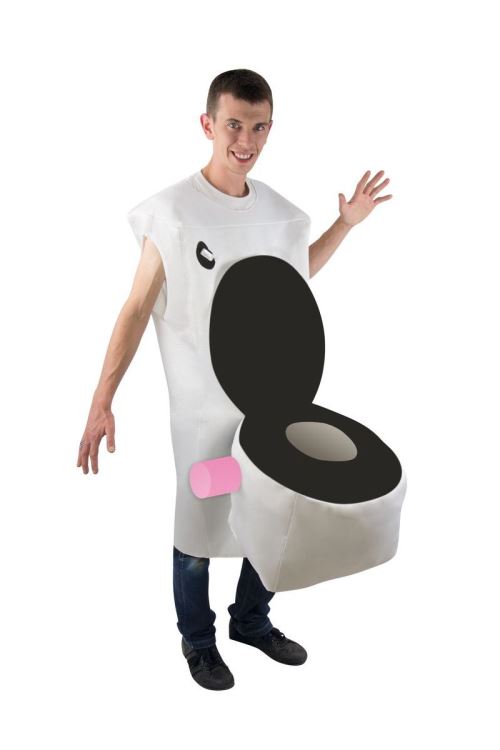 Costume Toilettes Taille Unique - Blanc - Taille Unique