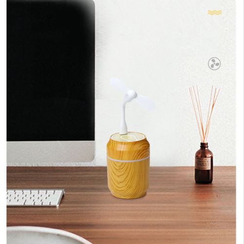 USB LED à ultrasons Cans Humidificateur Essential Huile Aroma Diffuseur Atomi