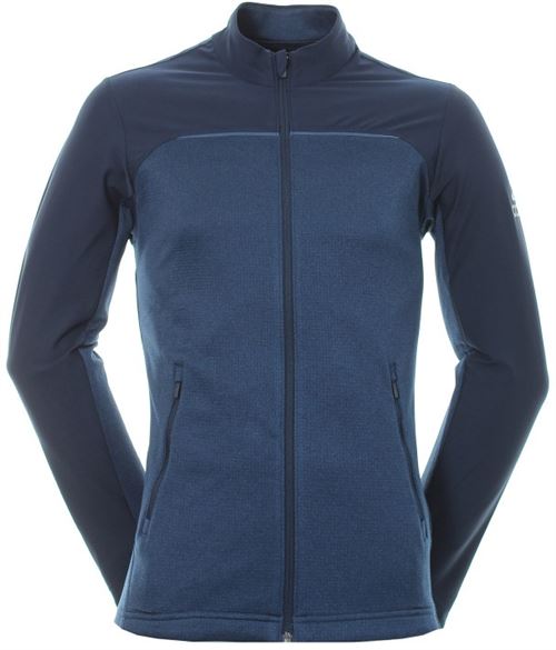 adidas veste de golf go-tohomme bleu