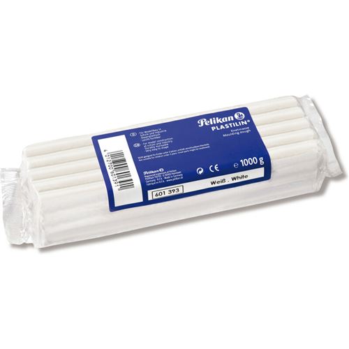 Pelikan Pâte à modeler de qualité plastilin, blanc