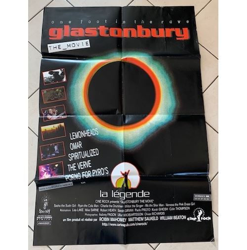 Glastonbury - AFFICHE CINEMA ORIGINALE
