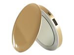SANHO Hyper Pearl: Compact Mirror - Banque d'alimentation - 3000 mAh - 2.1 A (USB) - or