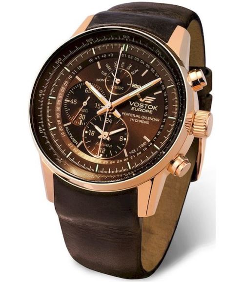 Vostok-Europe YM86-565B288 - Chronographe - Chronographe