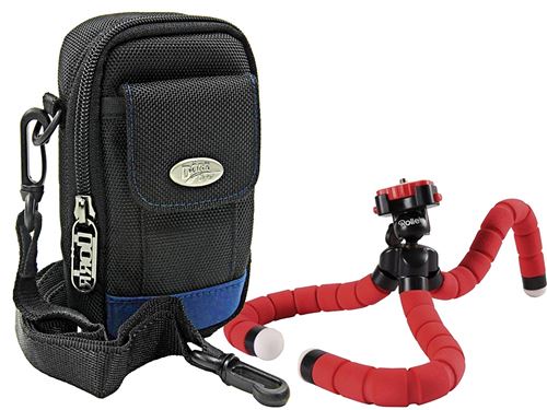 Appareil Photo Kit Outdoor Extreme de Poche avec trépied de Voyage Rollei Monkey Red